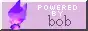 powered by bob, spinning bob from Animal Crossing to the left